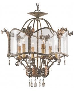 Currey & Company  9387-CC Zara 22 Inch Convertible Pendant